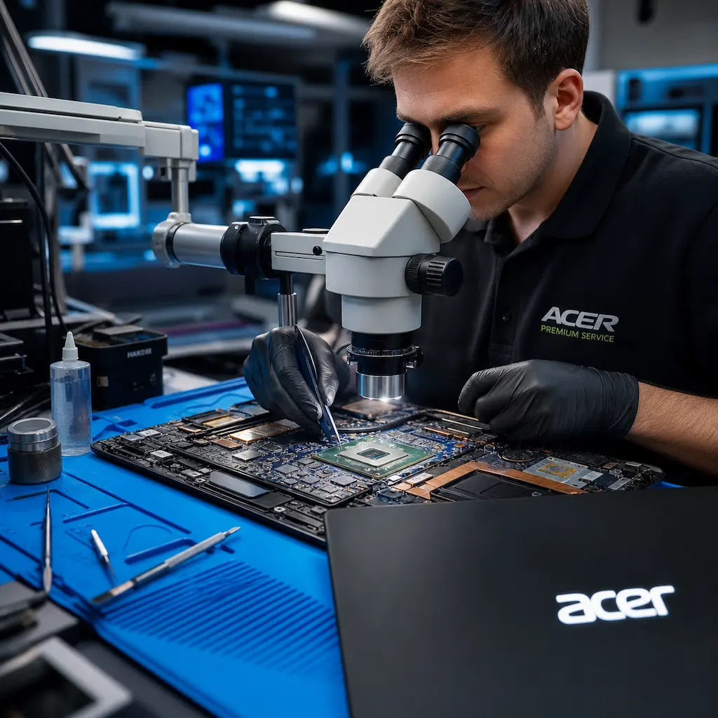 Замена видеокарты ноутбука Acer в Адлере