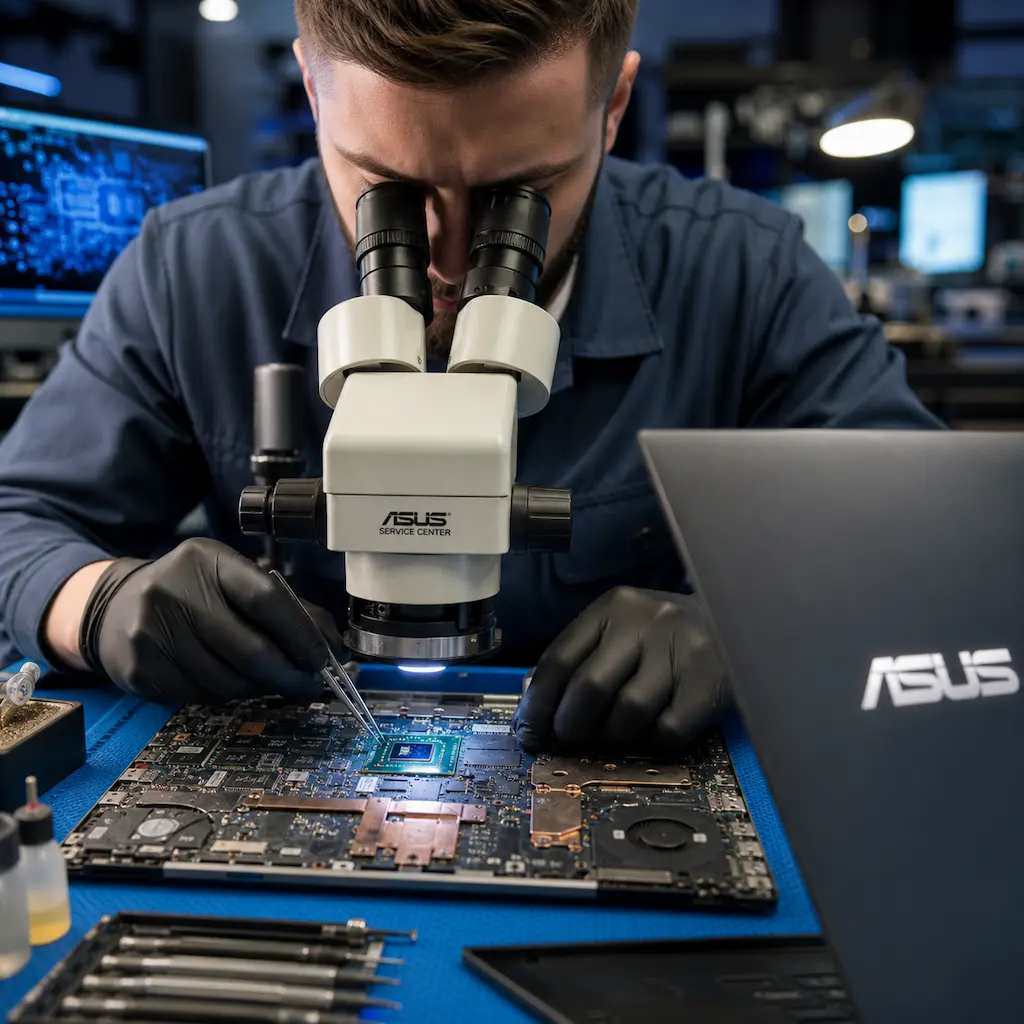 Замена видеокарты ноутбука Asus в Адлере