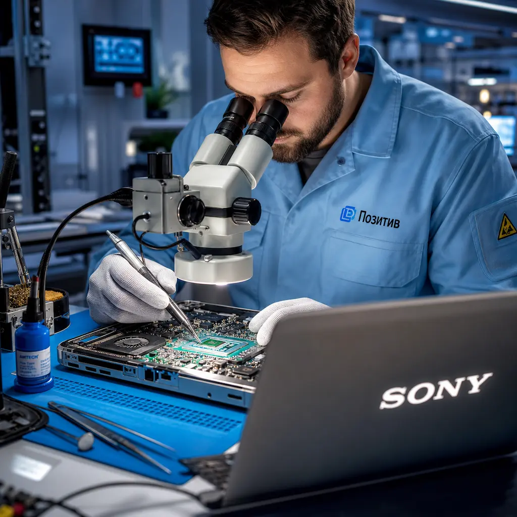 Замена видеокарты ноутбука Sony в Адлере