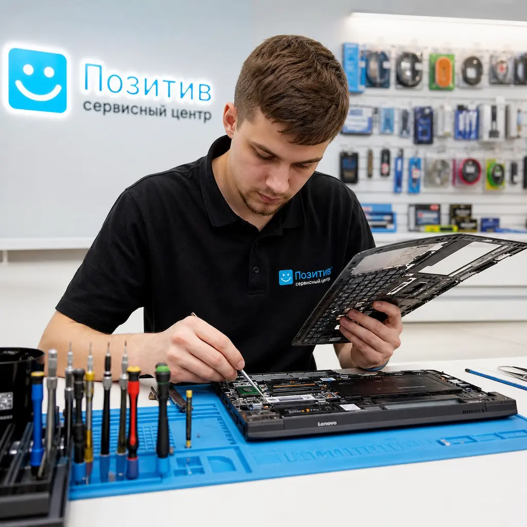 заменить клавиатуру на ноутбуке Lenovo в Адлере