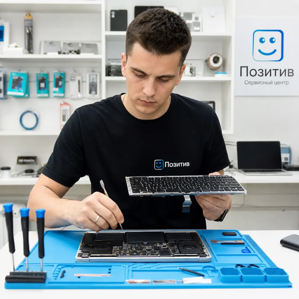 заменить клавиатуру на Apple Macbook в Адлере