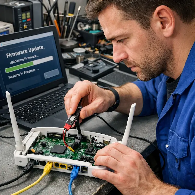 Обновление прошивки роутера в Адлере