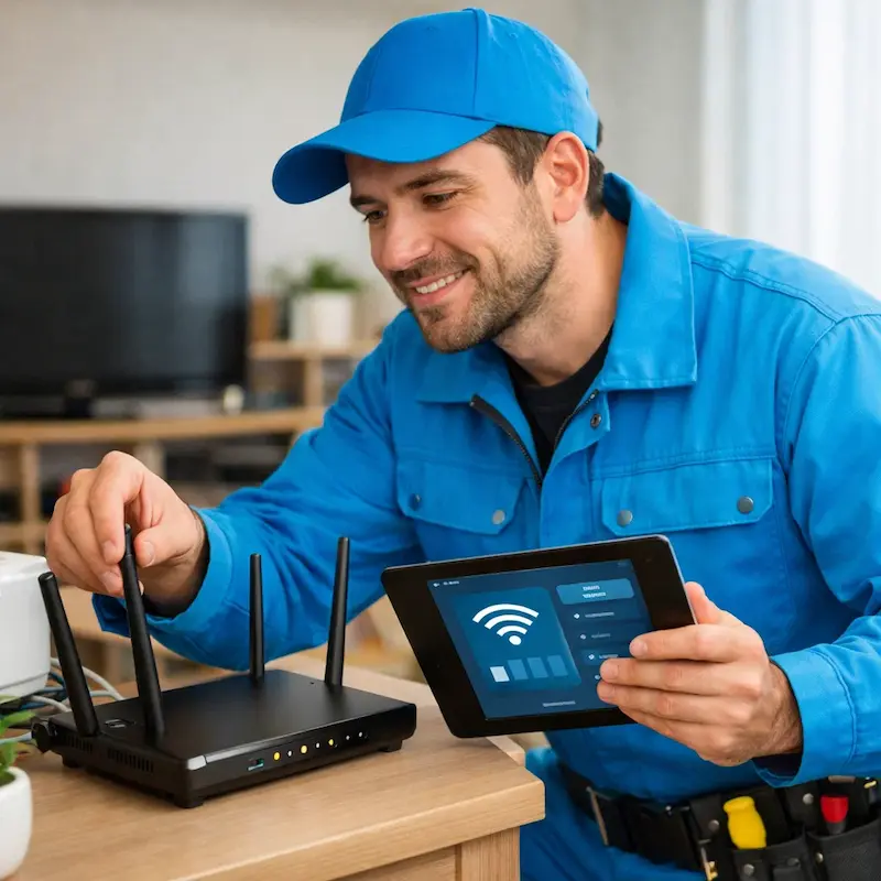 Настройка Wi-Fi для квартиры, дома и офиса в Адлере