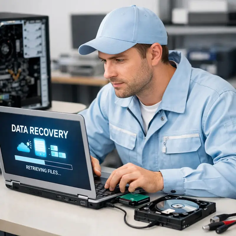 Восстановление данных и файлов в Адлере