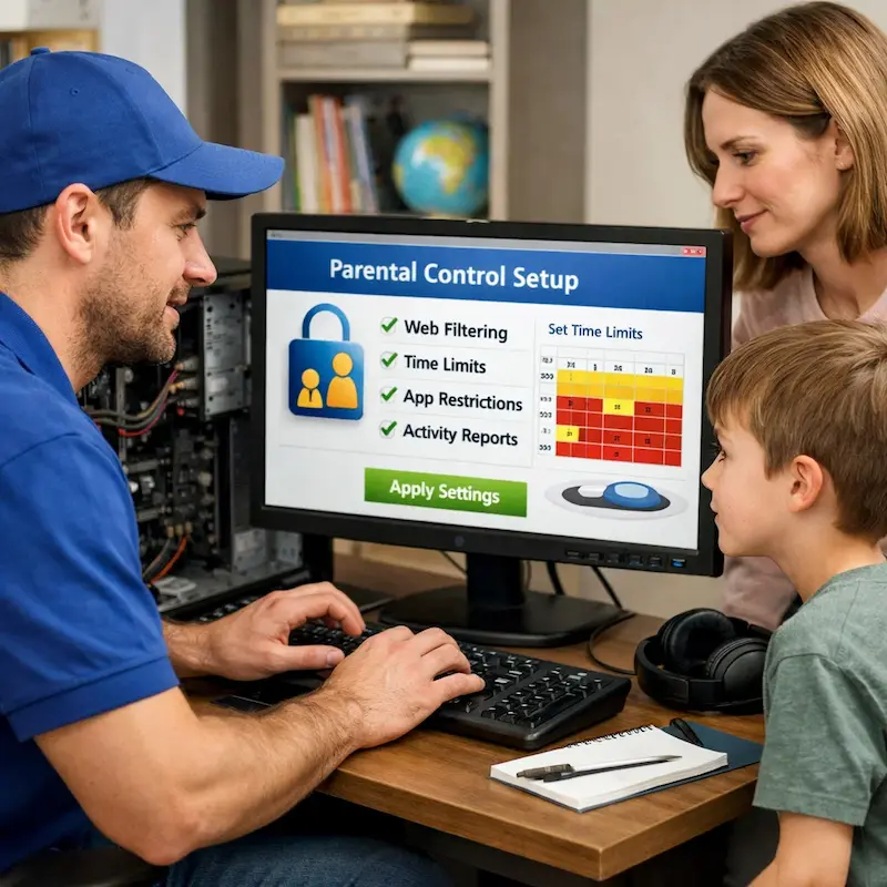 установка родительского контроля в Адлере