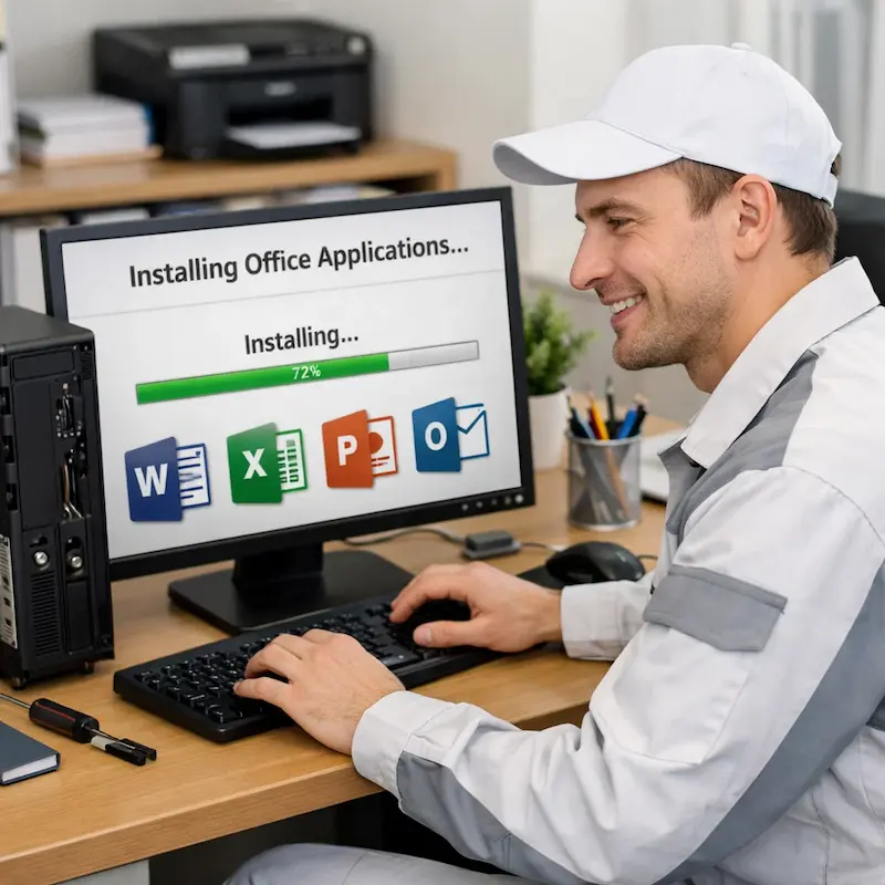 Установка и настройка программ на компьютере в Адлере