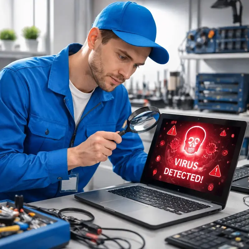 Поиск компьютерных вирусов в Адлере