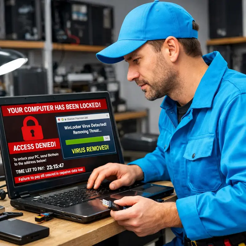 Поможем разблокировать компьютер и ноутбук в Адлере